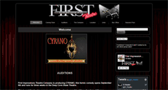 Desktop Screenshot of firstimpressionstheatre.com